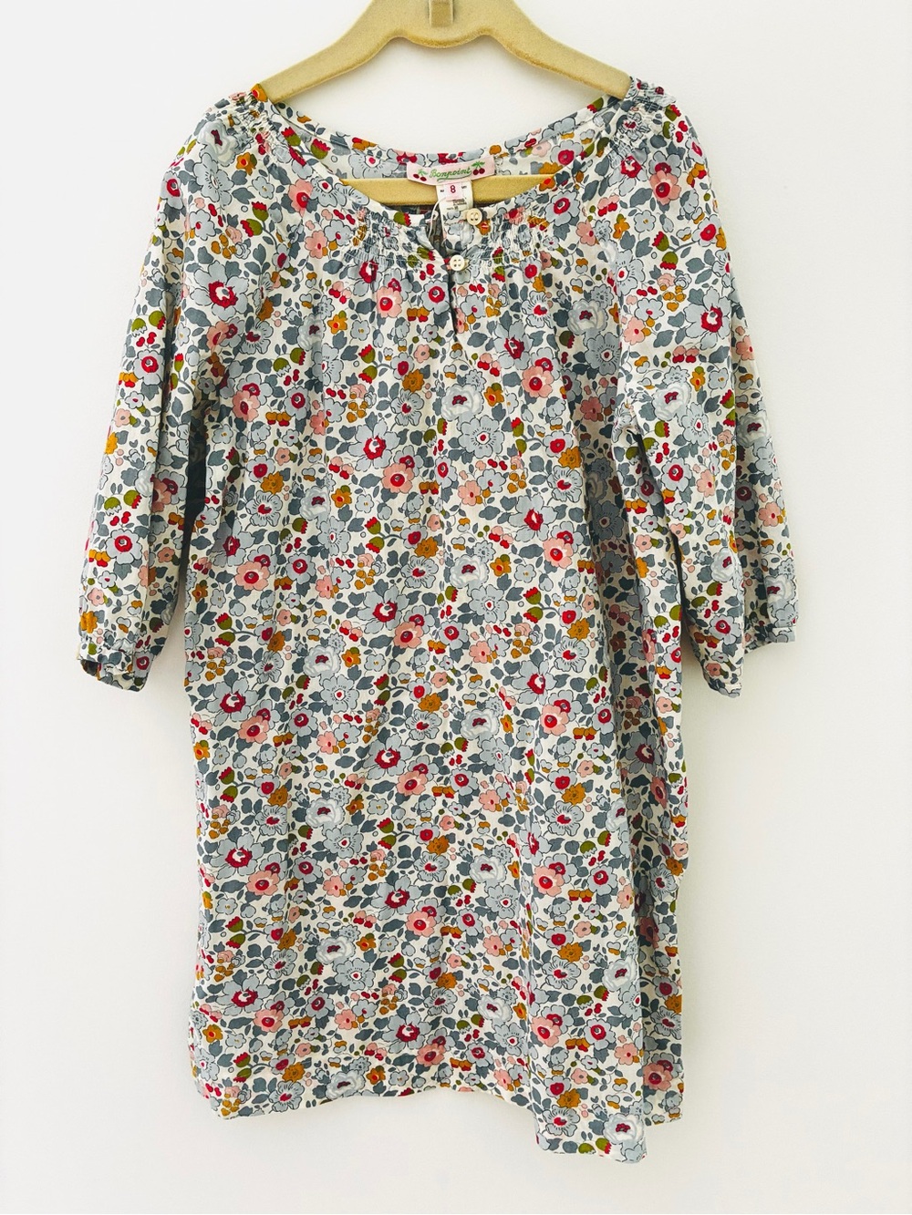 Bonpoint Liberty Print Dress Size 8